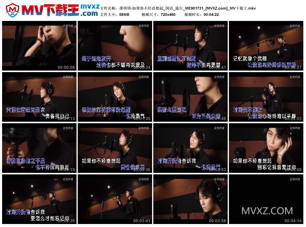 邵明明-如果你不经意想起_国语_流行_ME901731